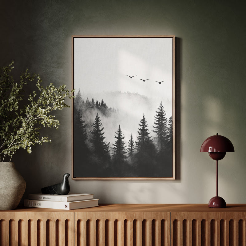 Misty Woodland Reverie