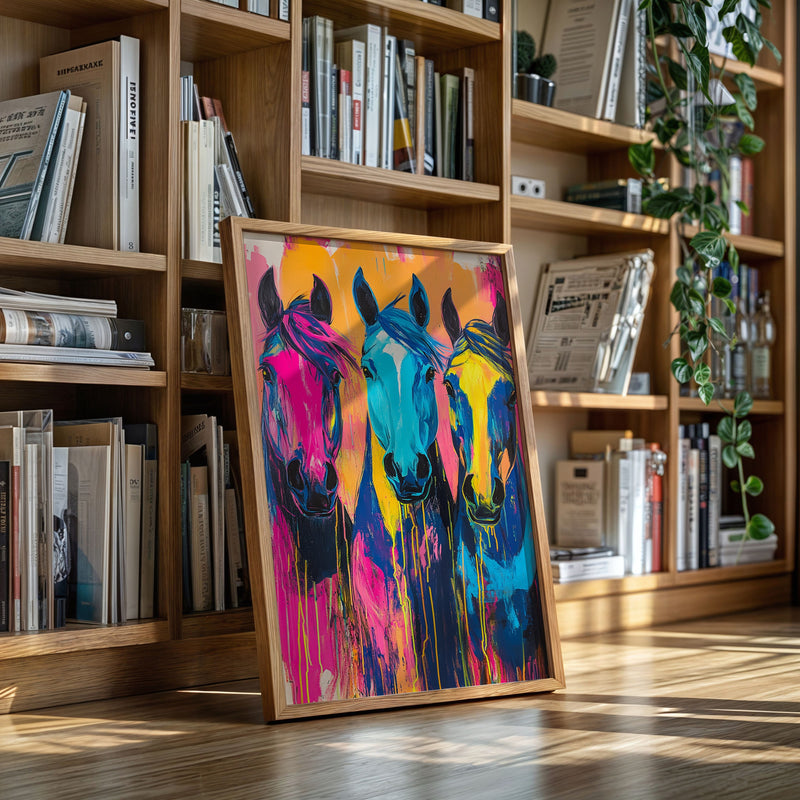 Vibrant Gallop at Dusk