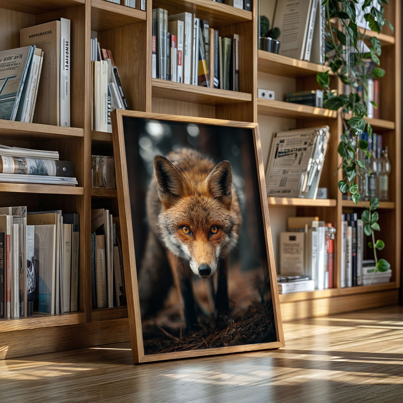 The Watcher Beneath Ancient Pines