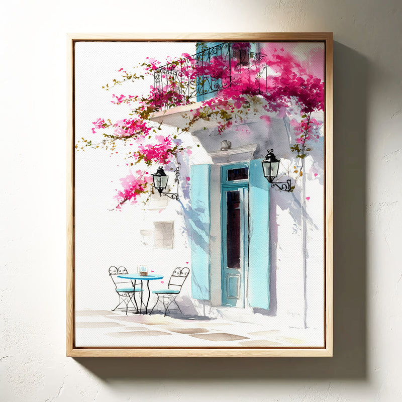 Beneath Bougainvillea's Embrace