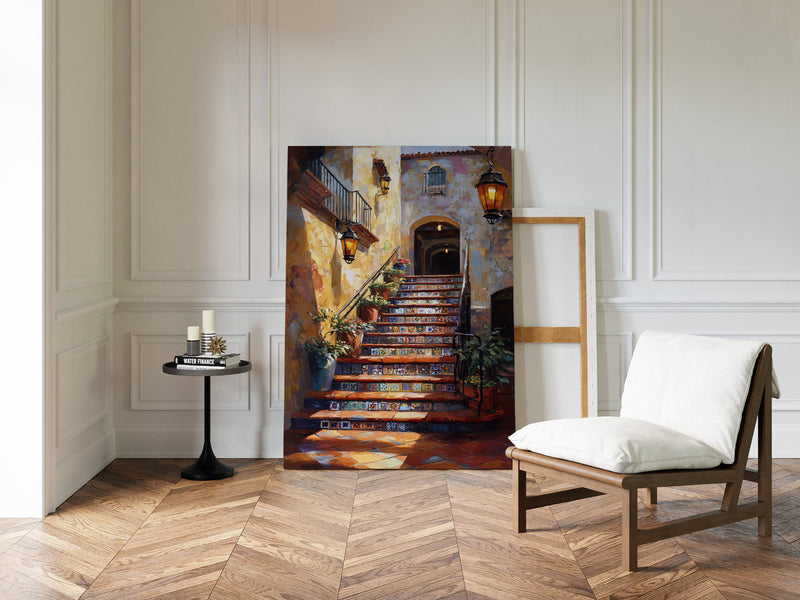 Steps Adorned in Colorful Tales