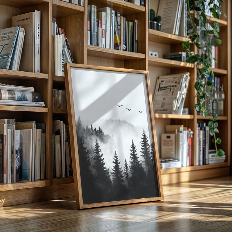 Misty Woodland Reverie