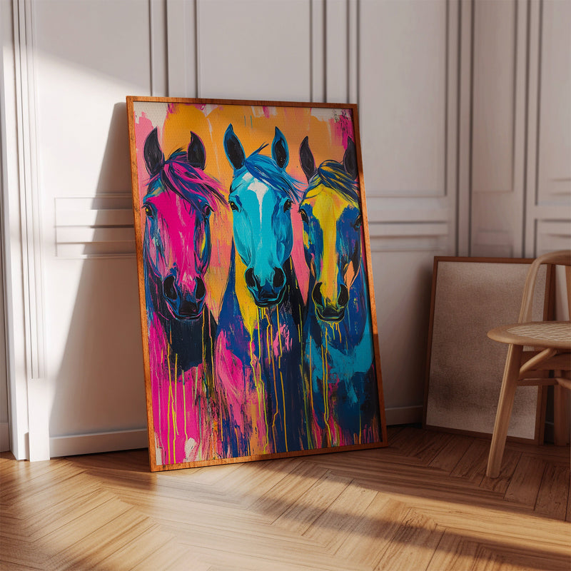 Vibrant Gallop at Dusk