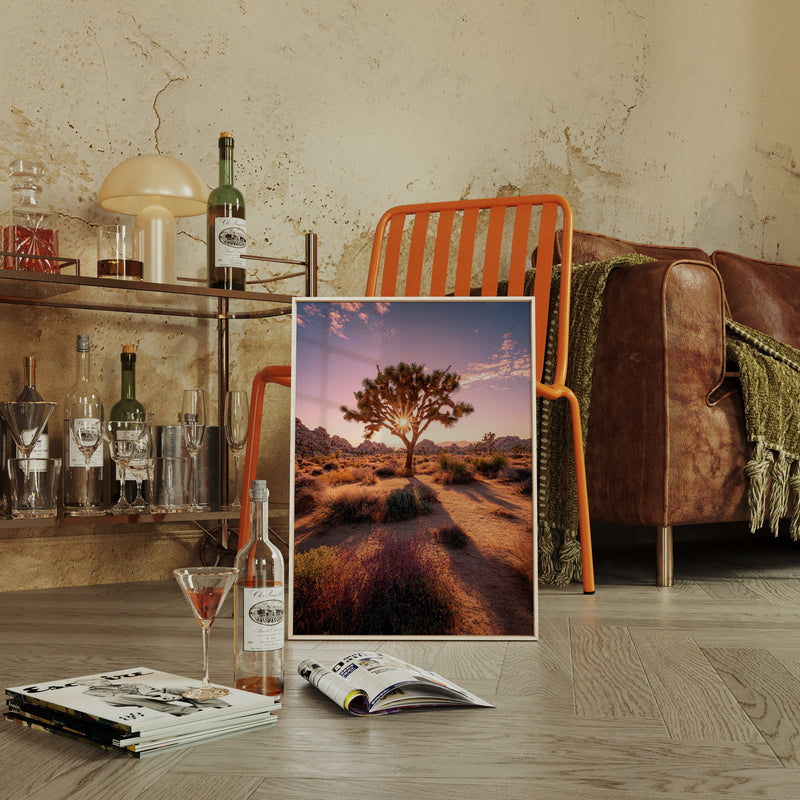 The Sun's Embrace on Desert Sage