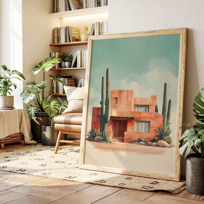 Desert Home Beneath Wide Skies