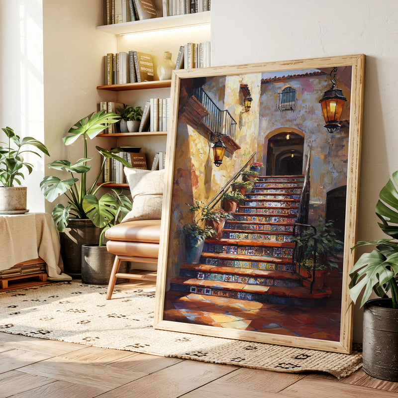 Steps Adorned in Colorful Tales