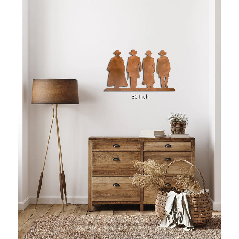 Four Man Showdown Gun Fight