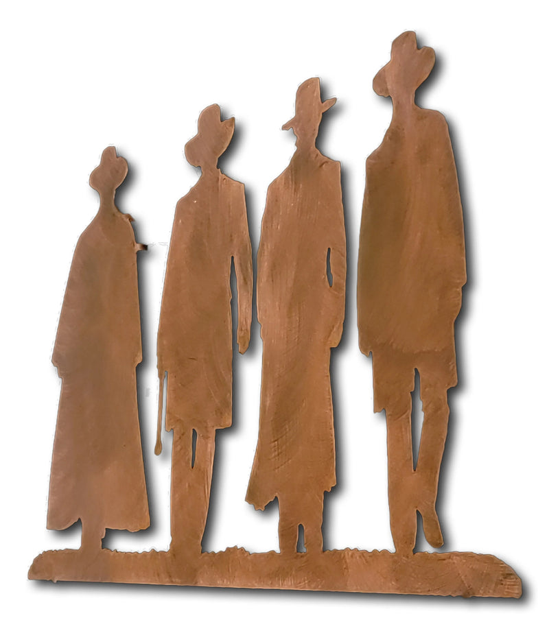 Four Man Showdown Gun Fight