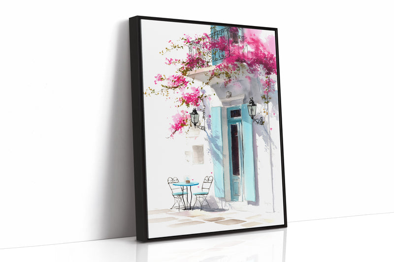 Beneath Bougainvillea's Embrace