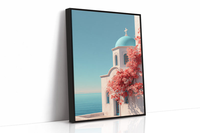 Ashore Beneath Blooming Skies