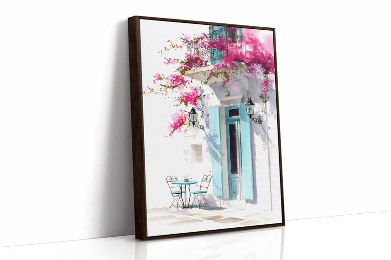 Beneath Bougainvillea's Embrace