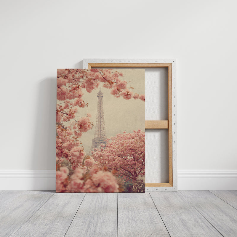 Petals Dance Beneath Parisian Skies