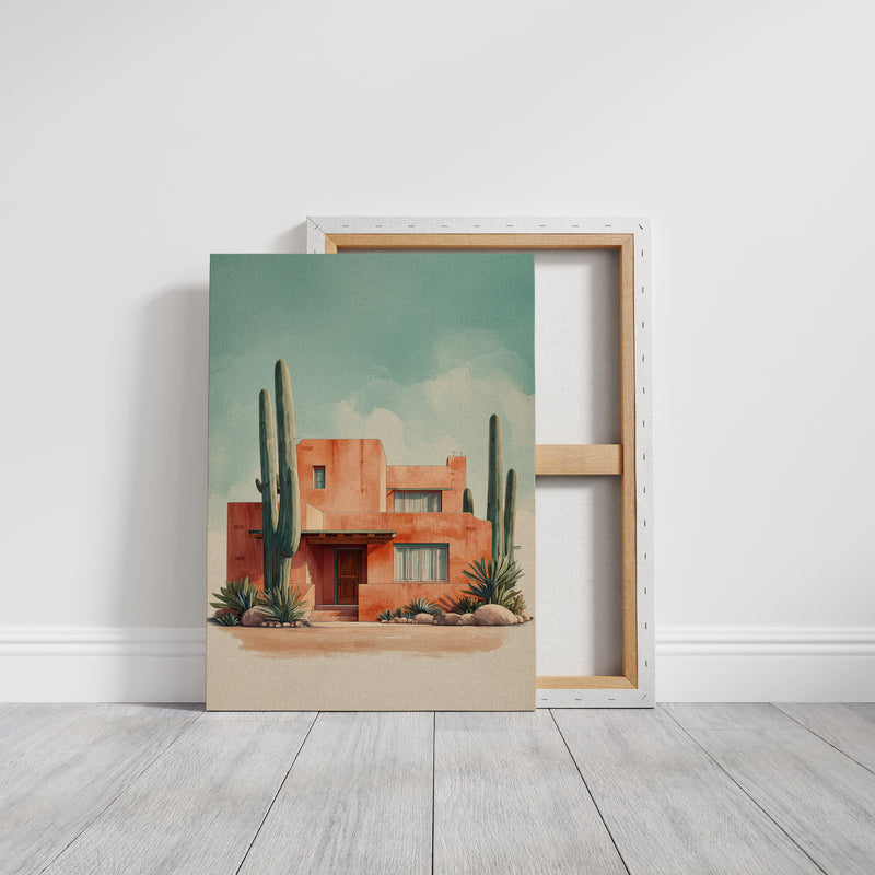 Desert Home Beneath Wide Skies