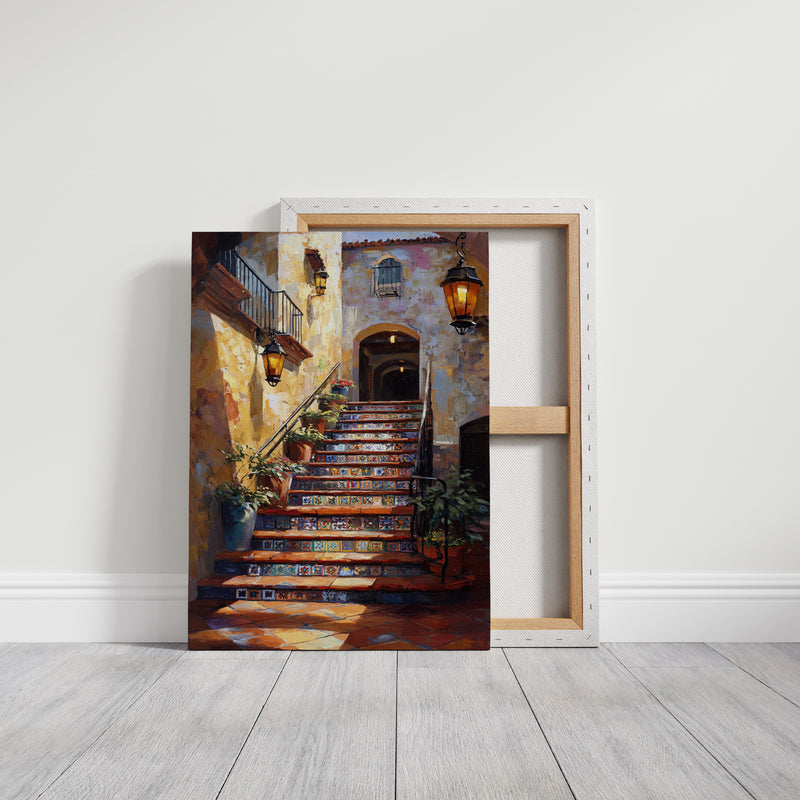 Steps Adorned in Colorful Tales