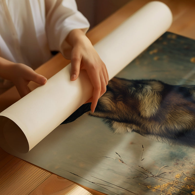 Misty Canine Reverie