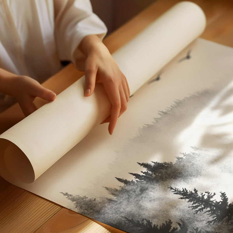 Misty Woodland Reverie