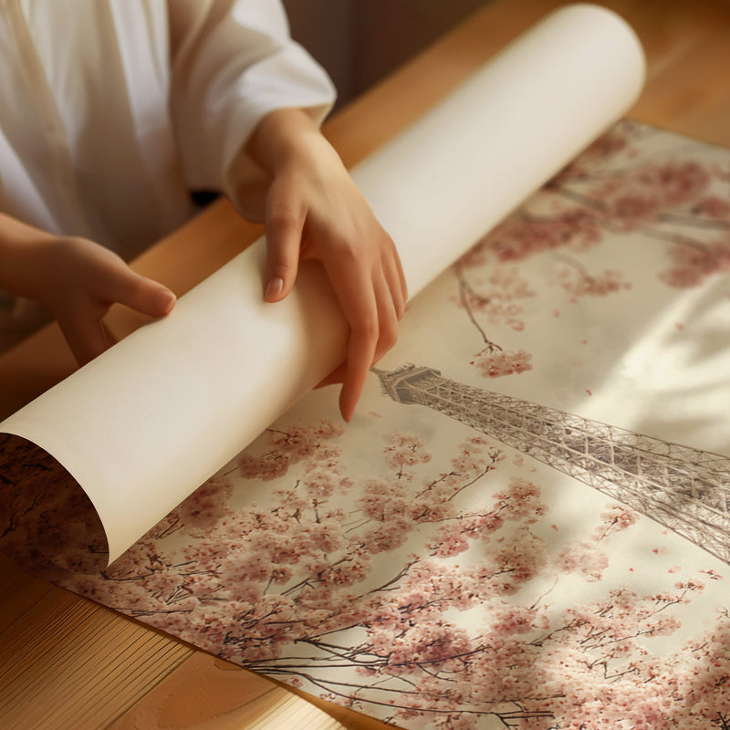 Petals Dance Around Timeless Steel