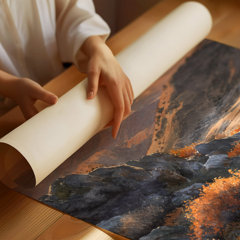 Pathway Through Golden Horizons