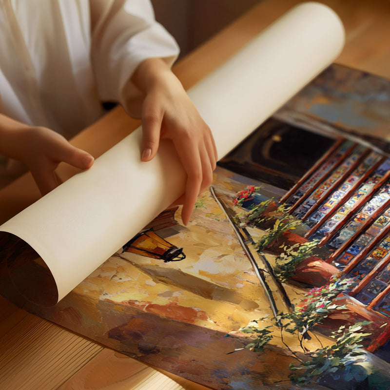 Steps Adorned in Colorful Tales