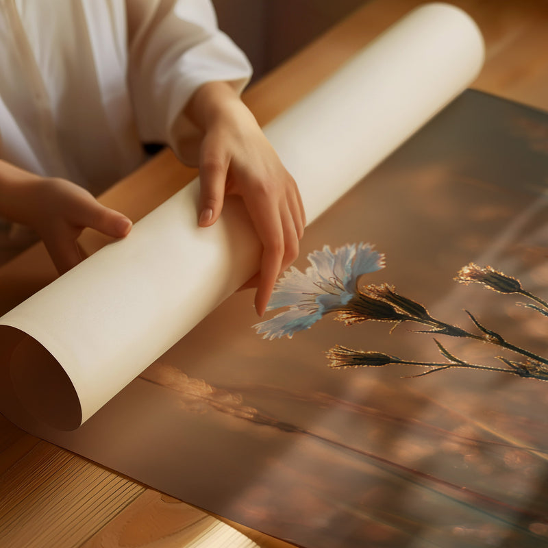 A Single Bloom In Sunrise's Embrace