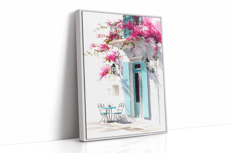 Beneath Bougainvillea's Embrace