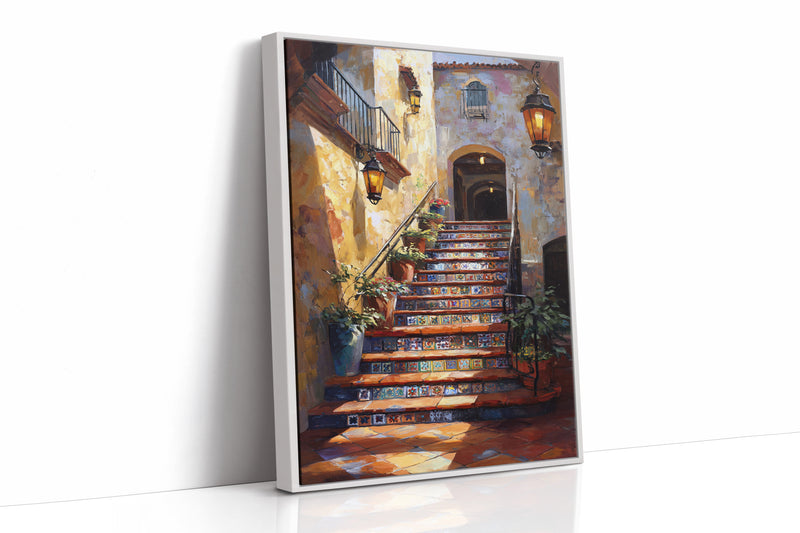 Steps Adorned in Colorful Tales