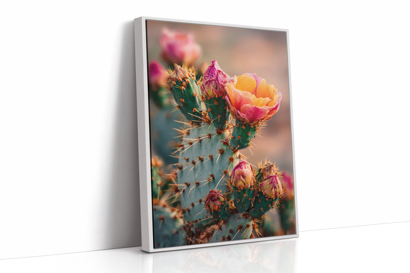 Blossoms Amidst Thorny Embrace