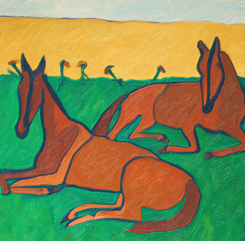 Horses in the Pasture II
