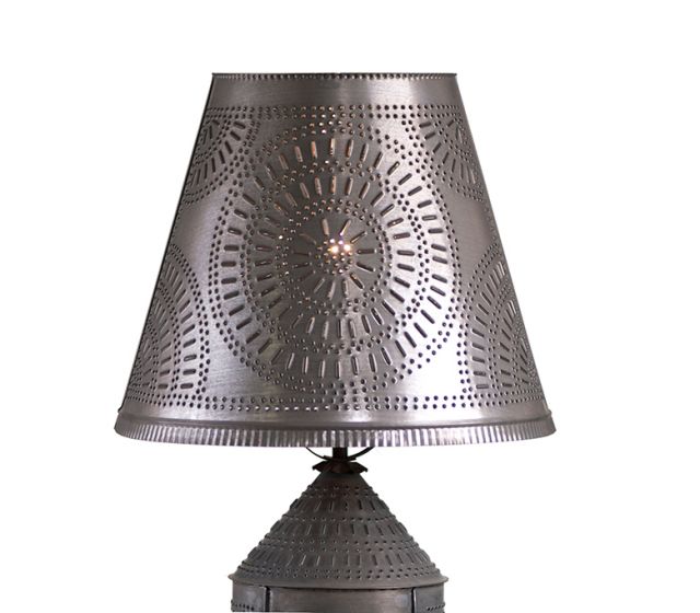 14-Inch Fireside Shade with Chisel in Kettle Black