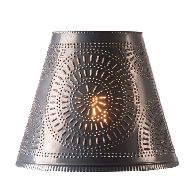 14-Inch Fireside Shade with Chisel in Kettle Black