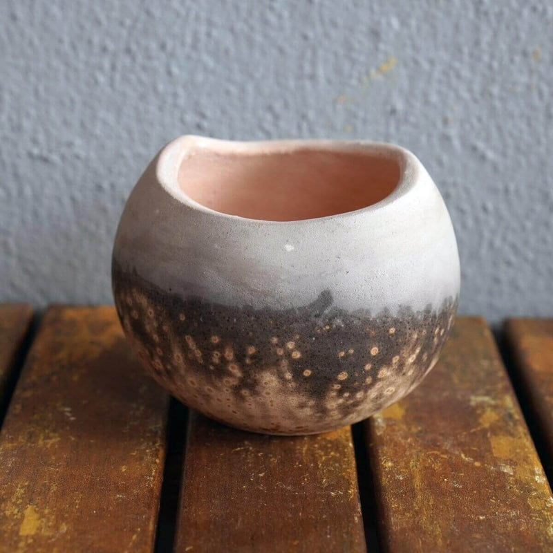 3 Pack Hikari Ceramic Raku Vase - RAAQUU Basics handmade pottery home decor by RAAQUU
