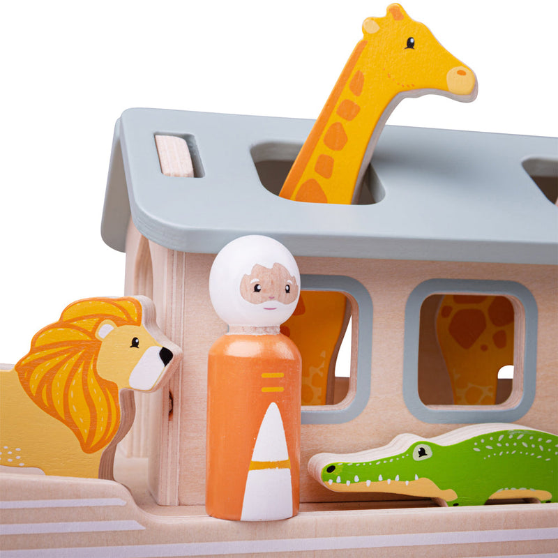100% FSC Certified Noah's Ark by Bigjigs Toys US