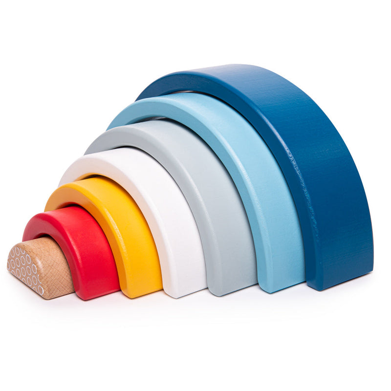 100% FSC Certified Rainbow Arches by Bigjigs Toys US