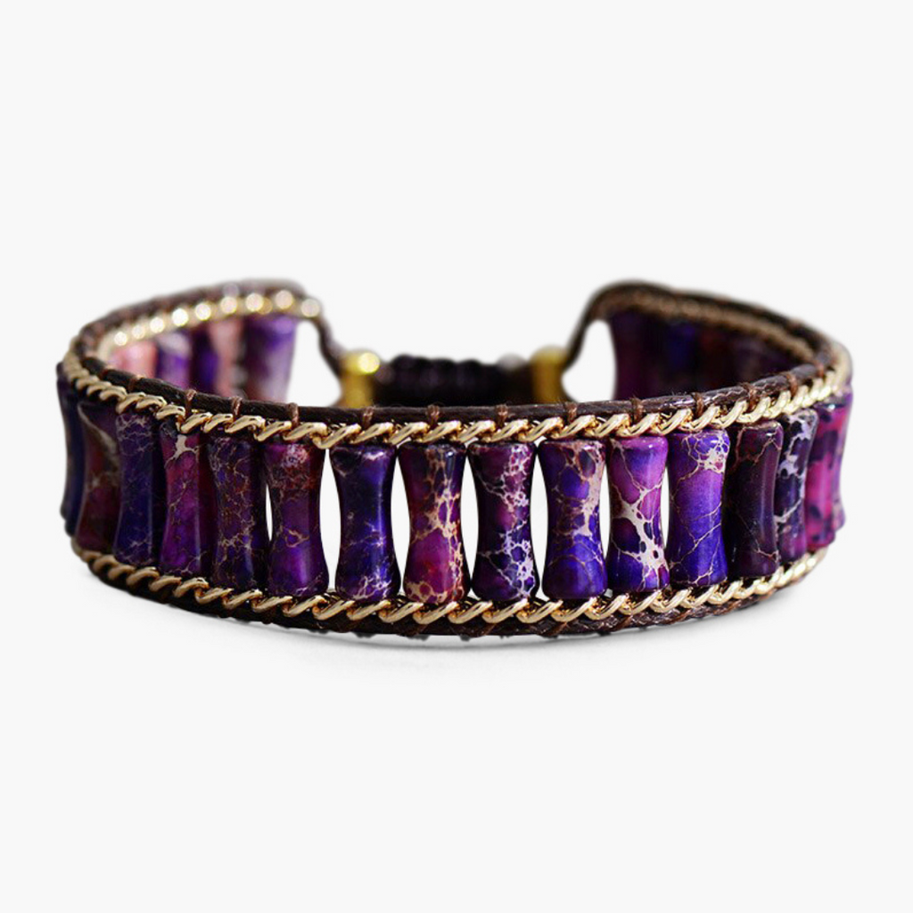 Magical Purple Jasper Energy Bracelet by Cape Diablo