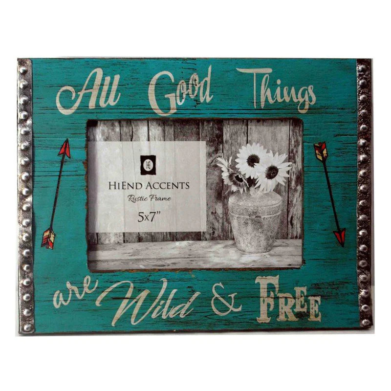 ALL GOOD THINGS WOODEN PICTURE FRAME