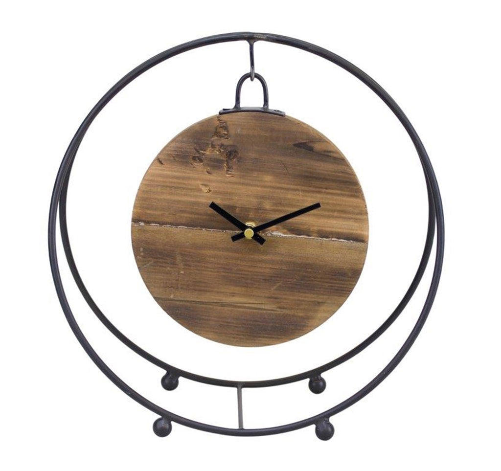 Hangning Wooden Clock on Stand