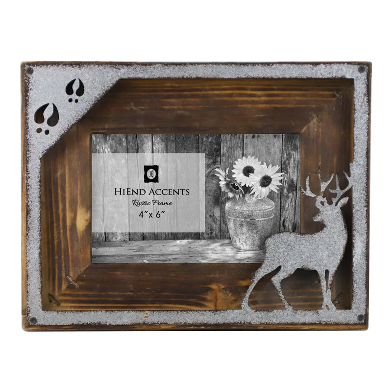 DEER CUTOUT PICTURE FRAME