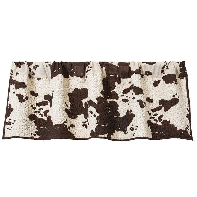 ELSA COWHIDE REVERSIBLE QUILTED VALANCE