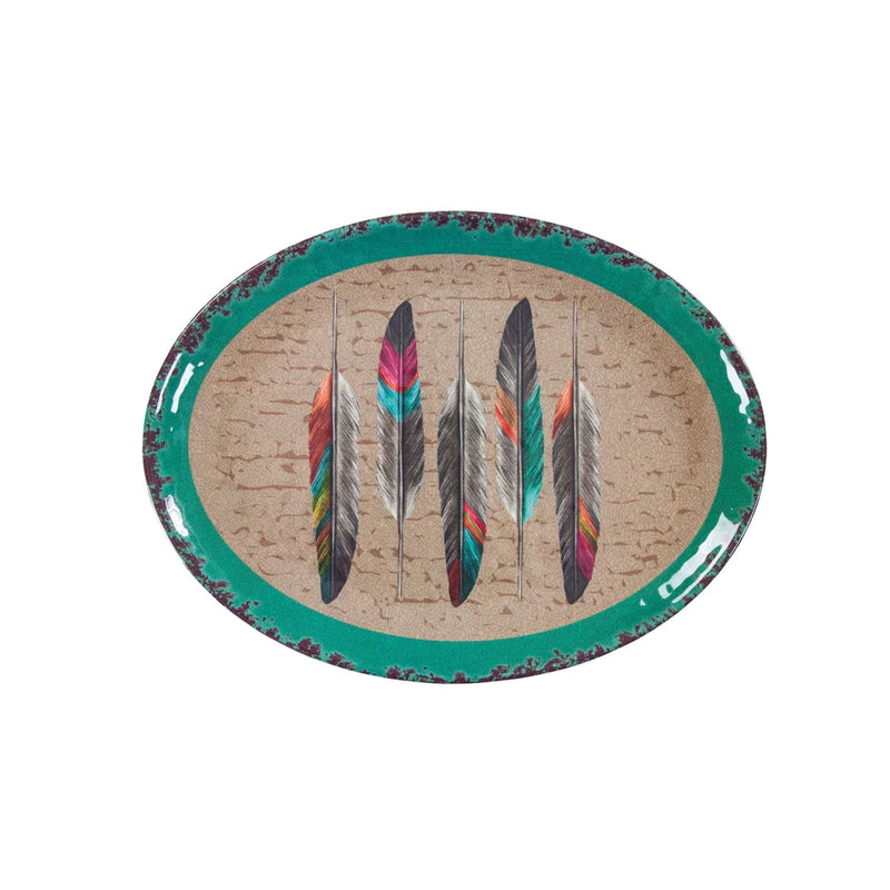 FEATHER 14PC MELAMINE DINNERWARE SET