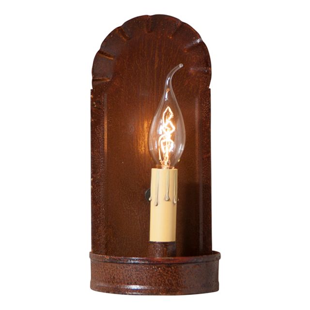 Fireplace Sconce in Rustic Tin