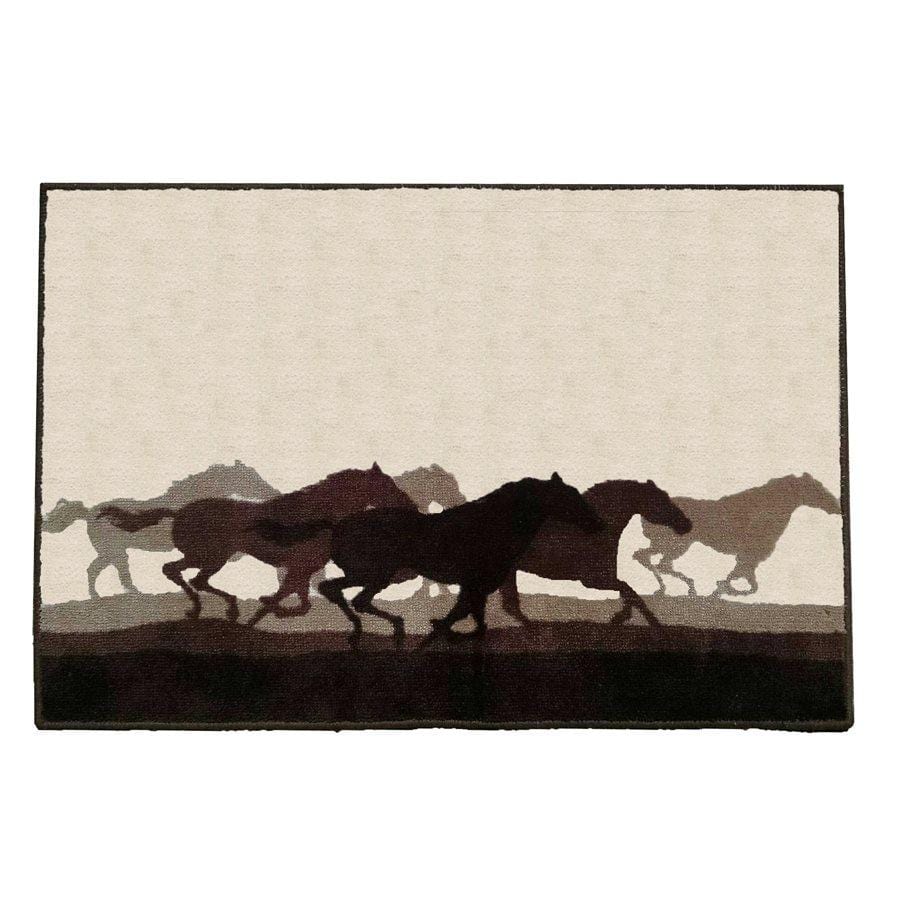 HORSE STAMPEDE KITCHEN/BATH RUG