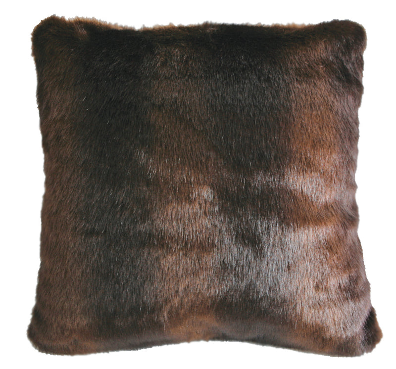 Brown Bear Fur Pillow