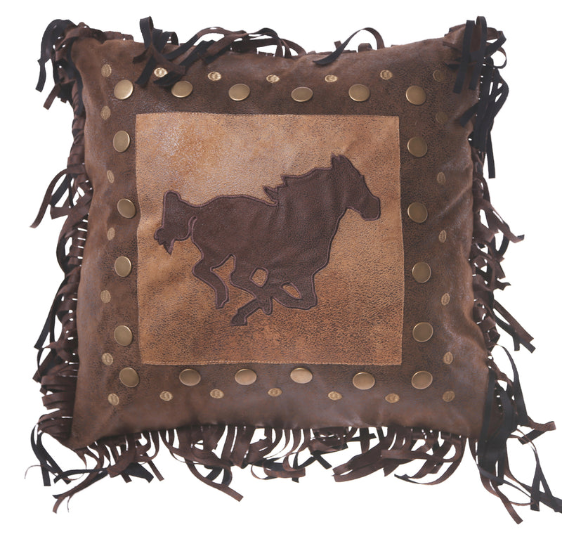 Horse Rivet Pillow