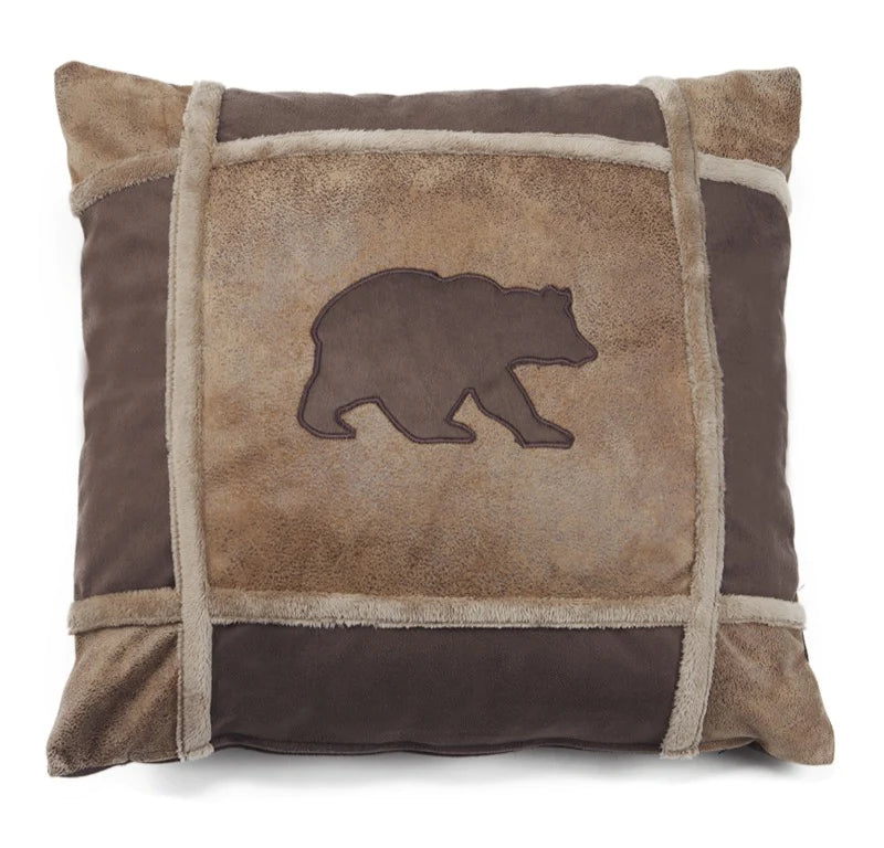 Bear Grid Pillow