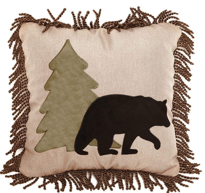 Bear and Tree Pillow