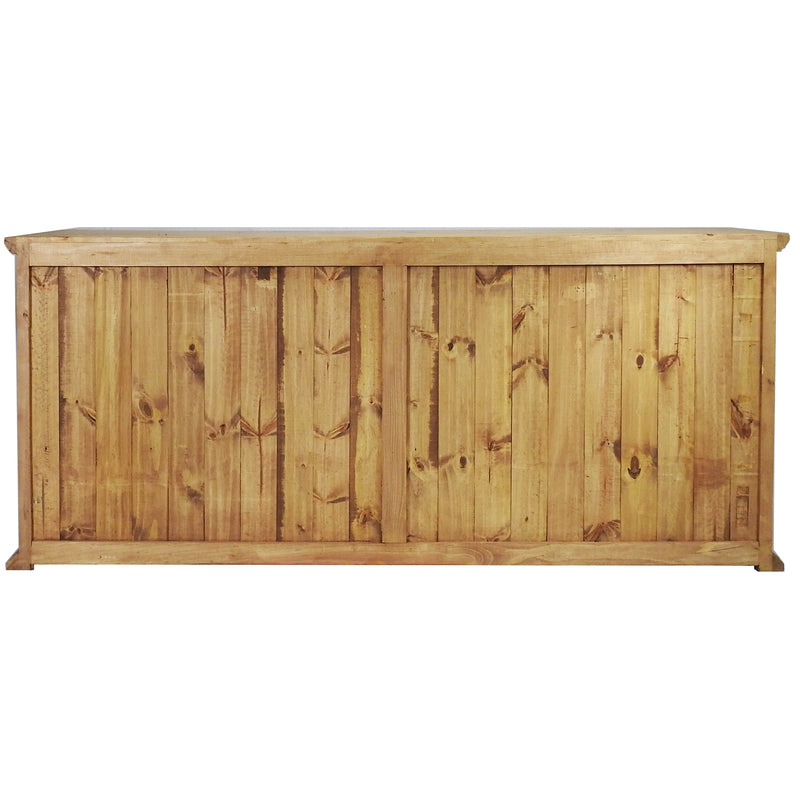 Traditional Large Rustic Buffet – Rustics for Less