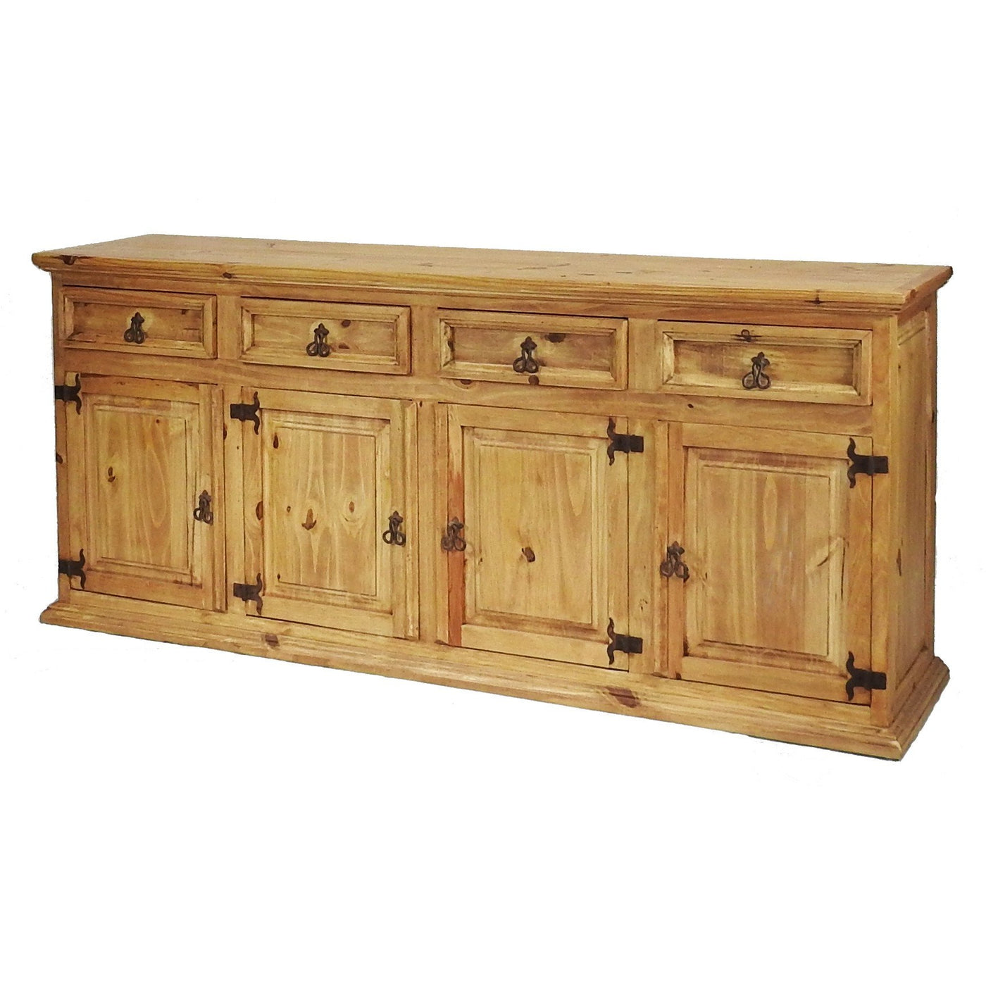 Traditional Large Rustic Buffet – Rustics for Less