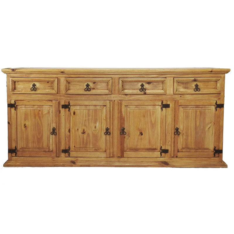 Traditional Large Rustic Buffet – Rustics for Less