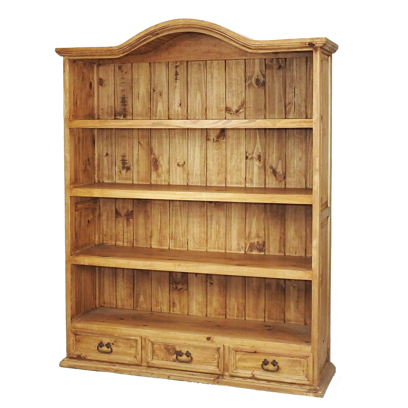 Traditional Medium Rustic Bookcase – Rustics for Less