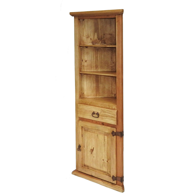 Traditional Small Corner Shelf Cabinet